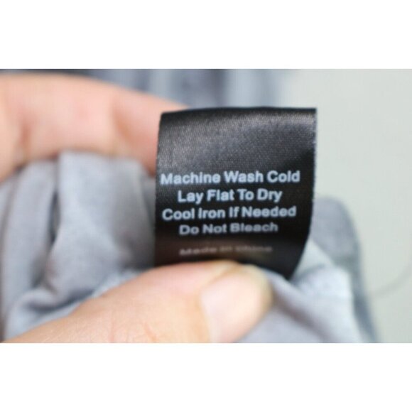 POL Babydoll Sleeveless Gray Distressed Tunic-Crochet-Small-BOHO-Hi Lo - Picture 7 of 10